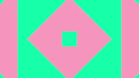 Pink &amp; Green Pattern loop 01 (Kids) Stock Footage 151084242