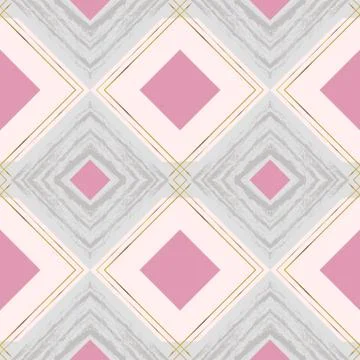 Pink grey grunge seamless pattern. Tile vector background Stock Illustration