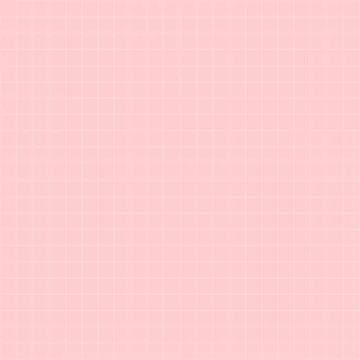 Pink grid background with square pattern, pastel graph paper, soft minimal Stock Illustration