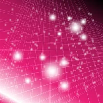 Pink grid dotted light Vector Illustration Background Illustrazione stock