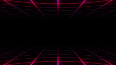 Pink grid. Infinite zoom. Seamless Looping Stock-Footage 263383643