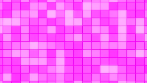 Pink grid pattern small, evenly spaced squares in a grid Stock Footage 303537753