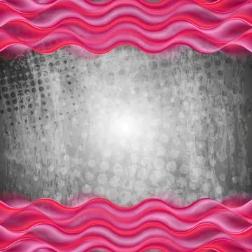 Pink grunge wavy vector background Pink grunge wavy abstract background. V... Stock Photos