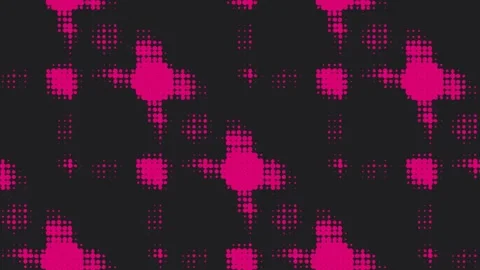 Pink Halftone Dot Pattern Animation Motion Background Video stock 343554979