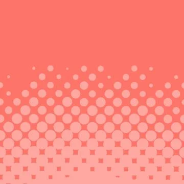 Pink halftone gradient dots background. Vector illustration. Stock Illustration