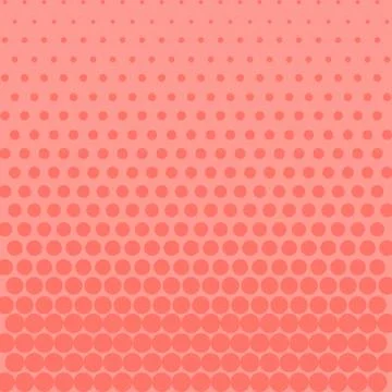 Pink halftone gradient dots background. Vector illustration. Illustrazione stock