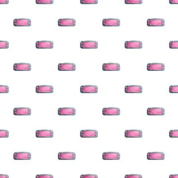 Pink handheld game console repeat pattern background 库存插图