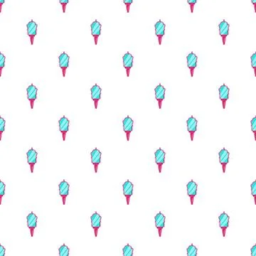 Pink handled mirrors creating a seamless pastel pattern Stock Illustration