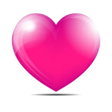Pink Hart Stock Illustration