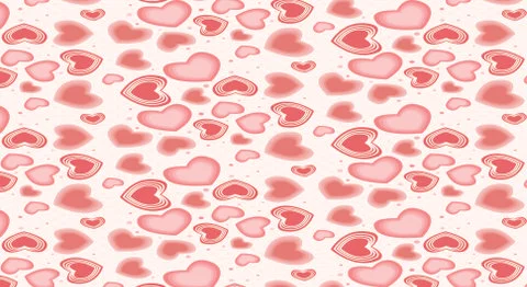 Pink heart background Stock Illustration