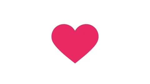 Pink heart beats fast When you meet your lover on Valentine's Day 库存影片 258186965