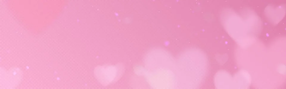 Pink heart bokeh filter background Stock Illustration