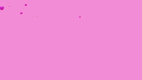 Pink heart fall down animation suitable marry celebration and Valentine's day. Stock Footage 147931199