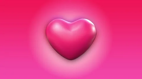 Pink heart Stock-Footage 163714707