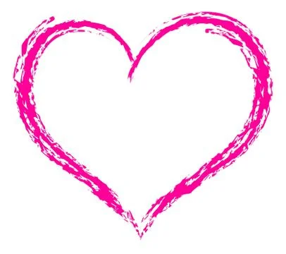 Pink heart Stock Illustration