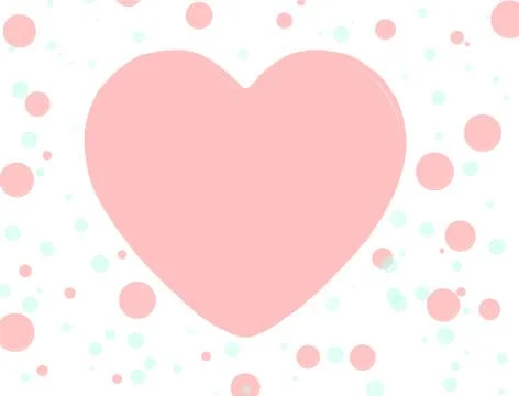 Pink heart Stock Illustration