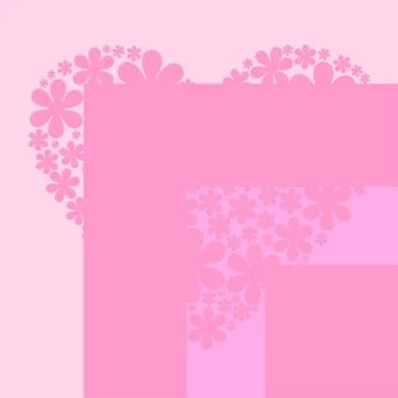 Pink heart Stock Illustration