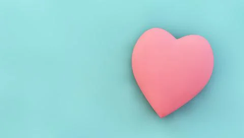 Pink heart Stock Illustration