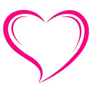 Pink Heart Иллюстрация