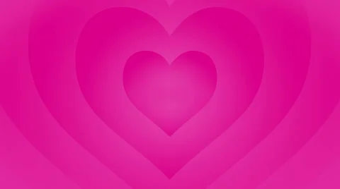 Pink Heart Loop Video stock 55393325