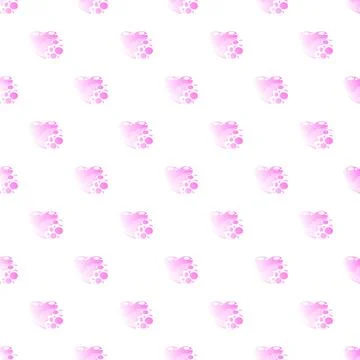 Pink heart pattern creating a valentine's day background Illustrazione stock