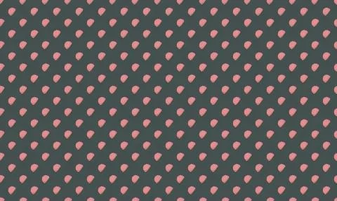 Pink heart pattern on dark background for design or fabric Stock Illustration