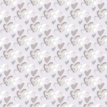 Pink heart pattern Stock Illustration