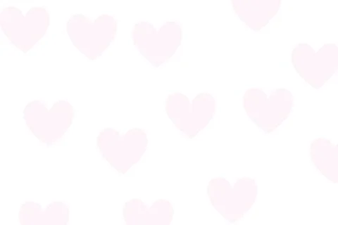 Pink Heart Pattern on White Background Stock Illustration