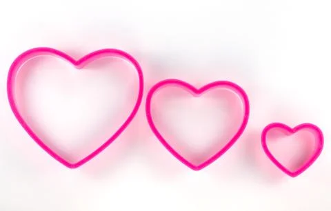 Pink heart Stock Photos