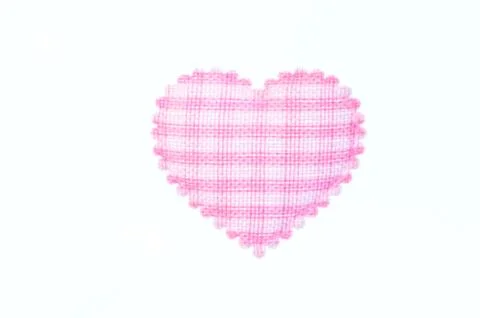 Pink heart. Stock Photos