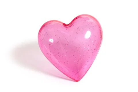 Pink heart Stock Photos