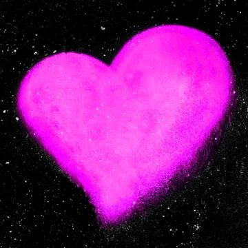 Pink heart Stock Photos