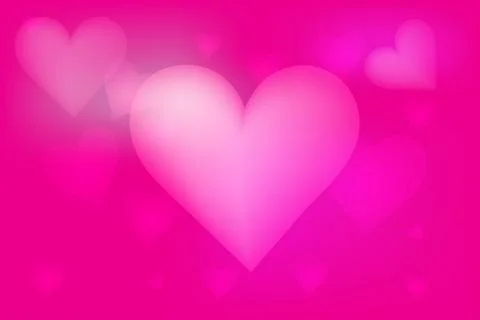 Pink heart seamless pattern background. Valentines day background. Vector I.. Illustrazione stock