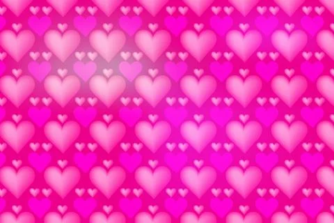 Pink heart seamless pattern background. Valentines day background. Vector I.. Illustrazione stock