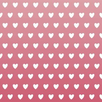 Pink Heart Seamless Vector Pattern Stock-Illustration