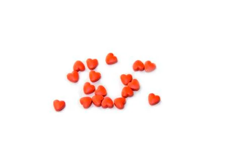 Pink Heart Tablets 스톡 사진