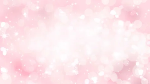 Pink hearts appear on the shining background. Valentines Day holiday abstract 스톡 동영상 101684163