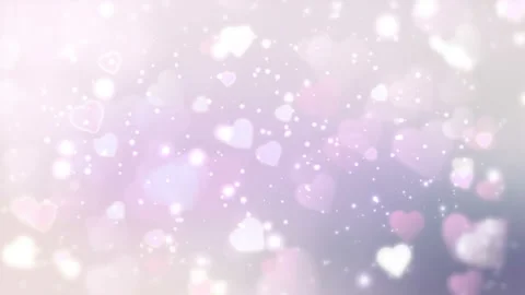 Pink hearts appear on the shining background. Valentines Day holiday. 스톡 동영상 102298148