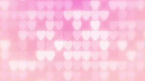 Pink hearts background loop Video stock 10592860