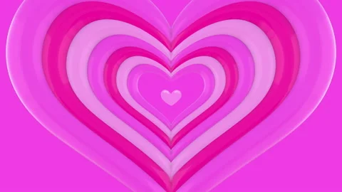 Pink Hearts Background Loop Stock Footage 170123250