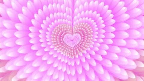 Pink hearts Stock Footage 77590163