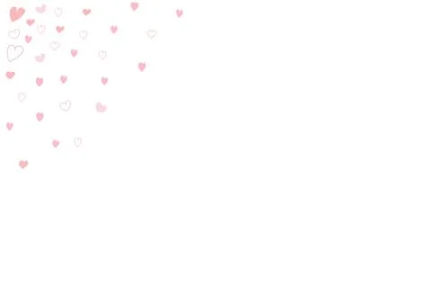 Pink hearts pattern Stock Illustration