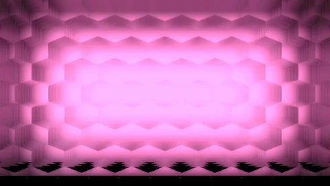 Pink hexagon frame Stock Footage 128149994