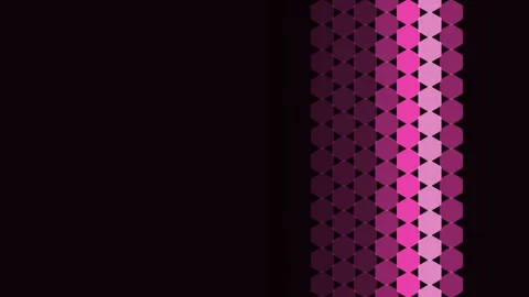Pink Hexagon Grid Scan Line Sweep Hex Grid Background Loop Stockbeeldmateriaal 342609420