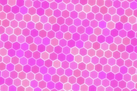 Pink hexagon pattern background with soft pastel colors Иллюстрация