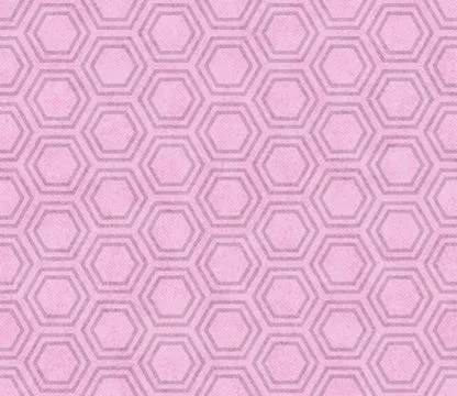 Pink Hexagon Tile Pattern Repeat Background Stock Illustration