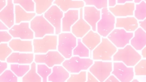 Pink Hexagonal Pattern Background Animation. Stock Footage 331489336