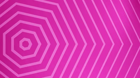 Pink Hexagonal Pattern Background Loop. Stock Footage 286427426