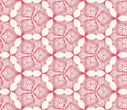 Pink hexagons Stock Illustration