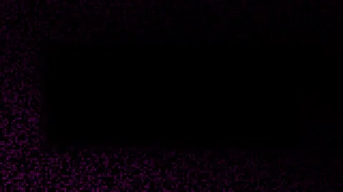 Pink hi-tech circular dots half tone futuristic dark loop able background Stock Footage 306585721